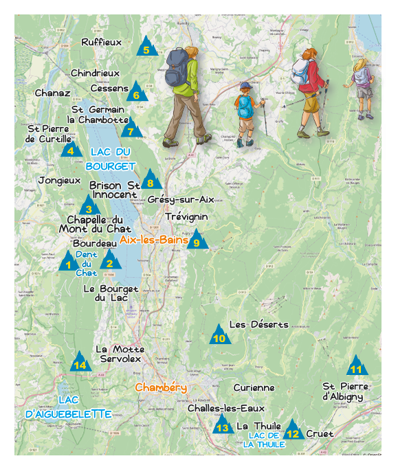 raconte-moi la montagne, carte des randonnées