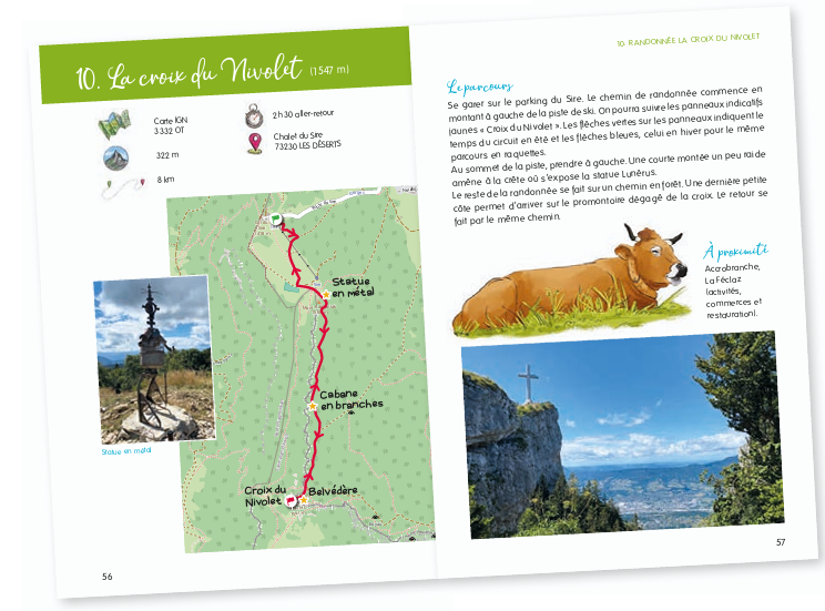 Raconte-moi la montagne : carte et topo de randonnée, mon petit guide de randonnées